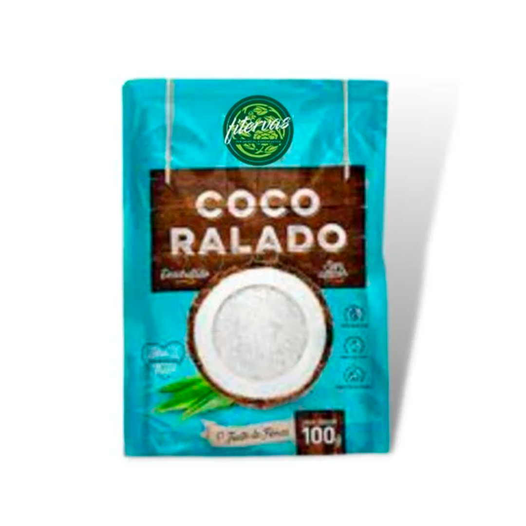 Coco Ralado Desidratado Sem Açúcar 100g
