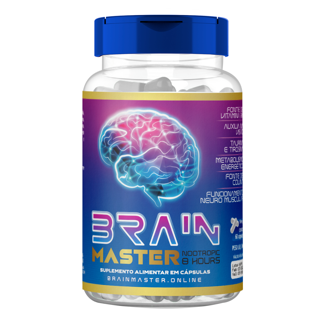 Brain Master Nootropic 8 Hours 60 Cápsulas