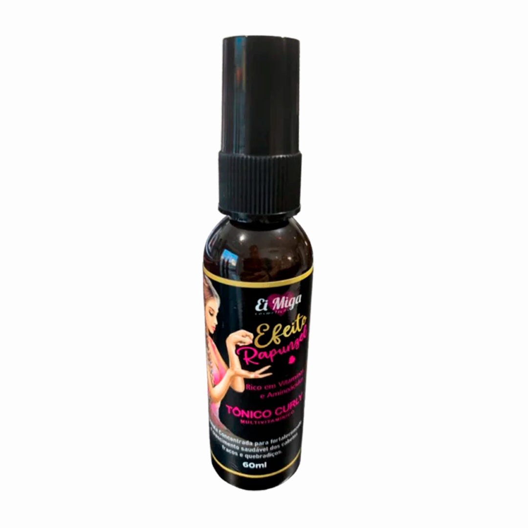 Tônico Curly Efeito Rapunzel Mais Força e Crescimento Capilar 60ml