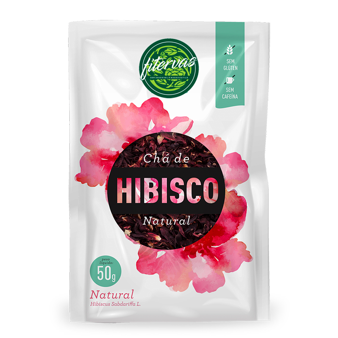 Chá de Hibisco Natural 50g