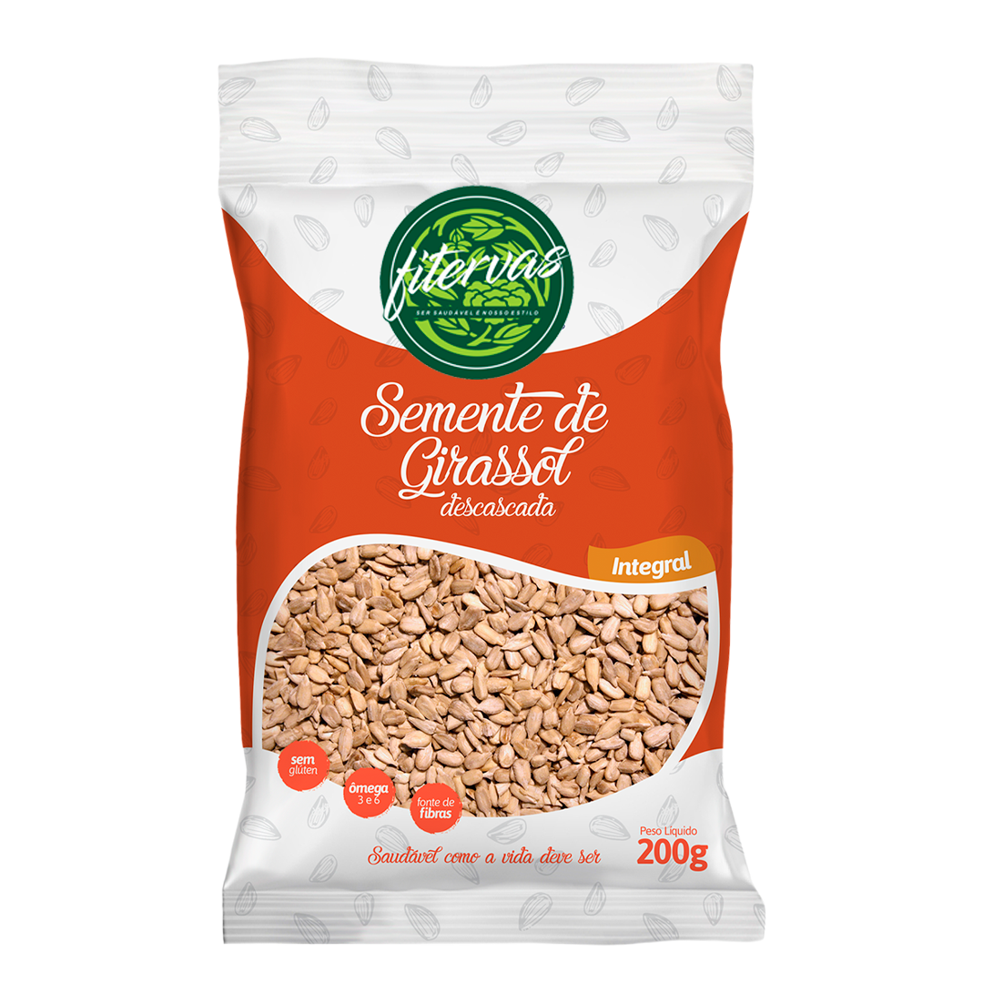 Semente de Girassol Integral 200g