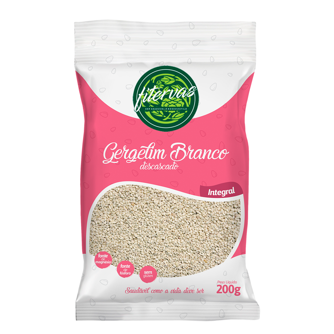 Gergelim Branco Descascado 200g Assinatura