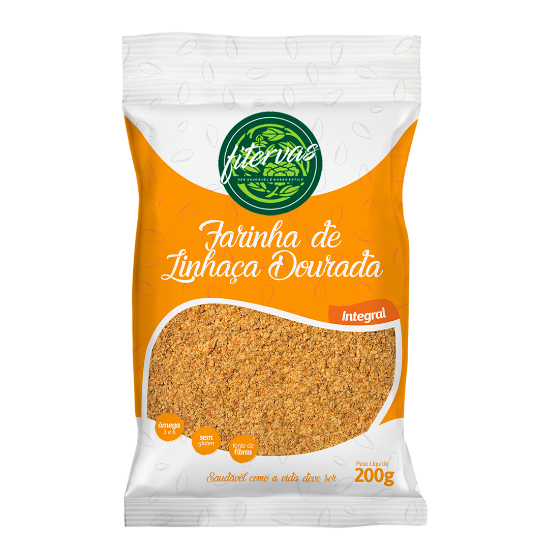 Farinha de Linhaça Dourada Integral 200g