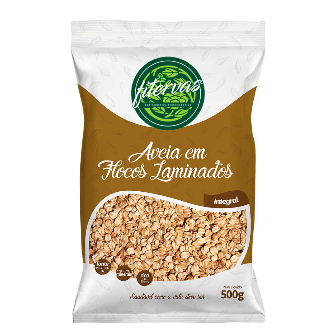 Aveia em Flocos Laminados Integral 500g