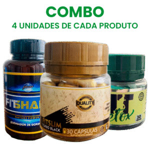 4 Fitslim Turbo Black + 4 Fitdetox + 4 Fitshape