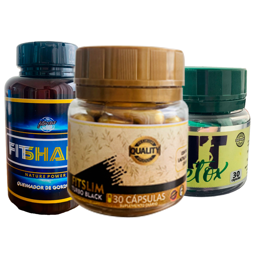 Fitslim Turbo Black + Fitdetox + Fitshape