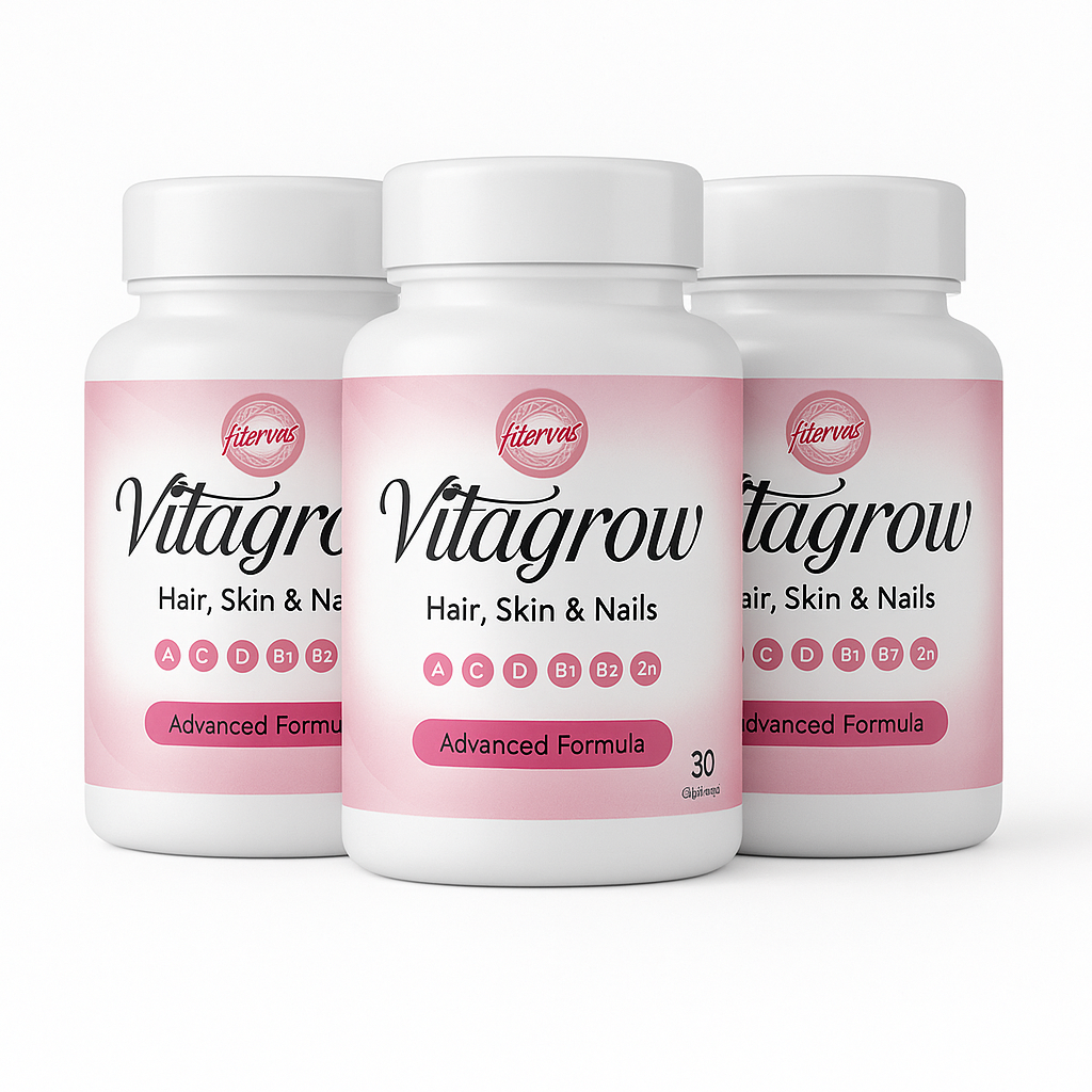 Vitamina Capilar Vitagrow 3 Potes
