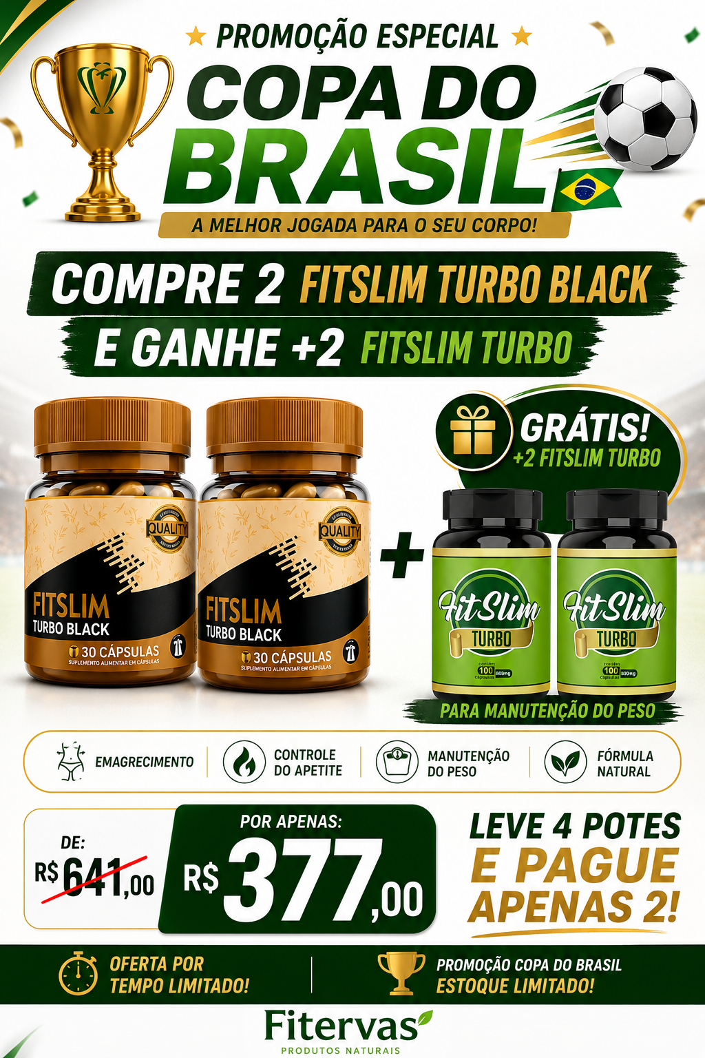 Fitslim Turbo Black 2 Potes