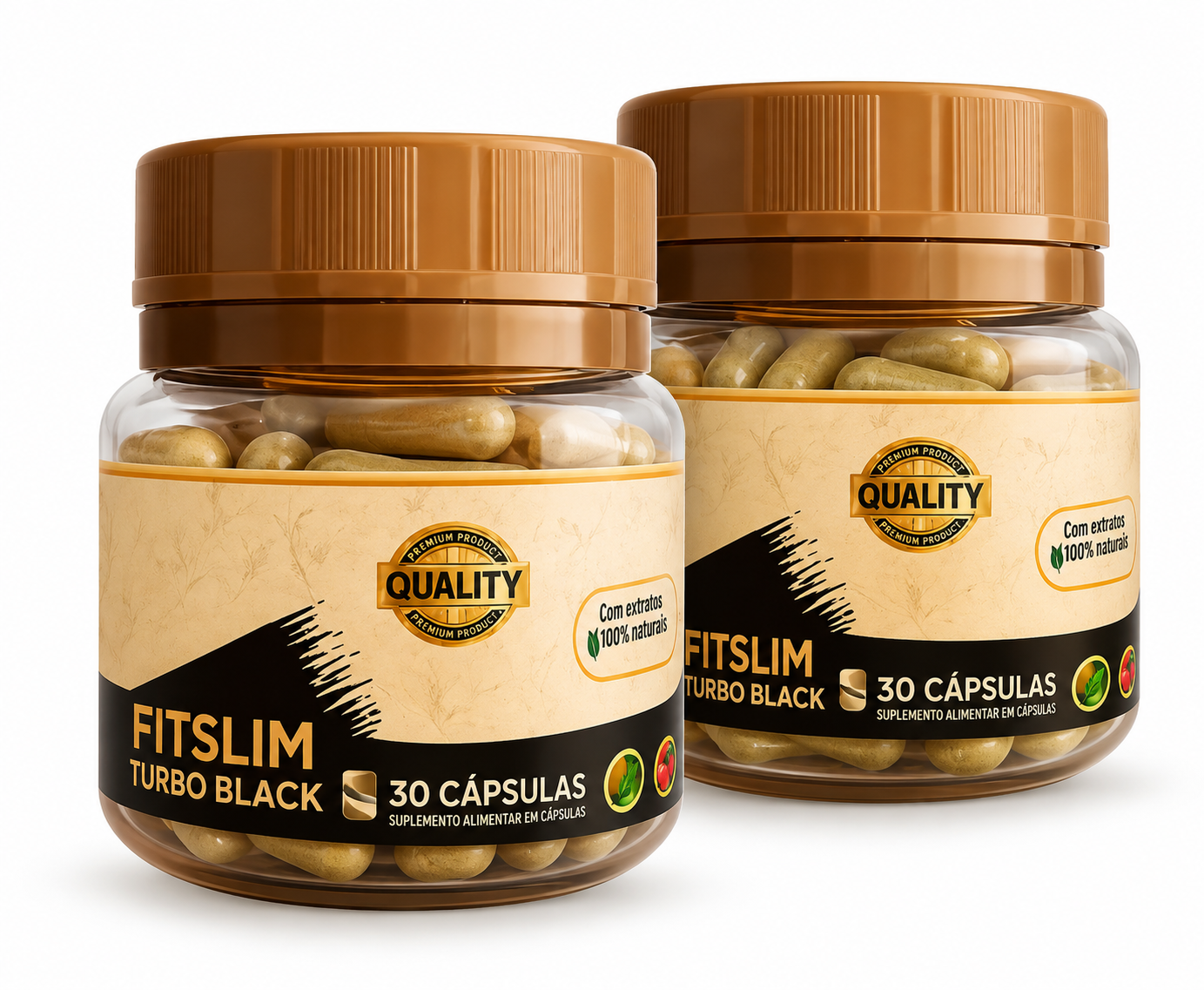 Fitslim Turbo Black 2 Potes